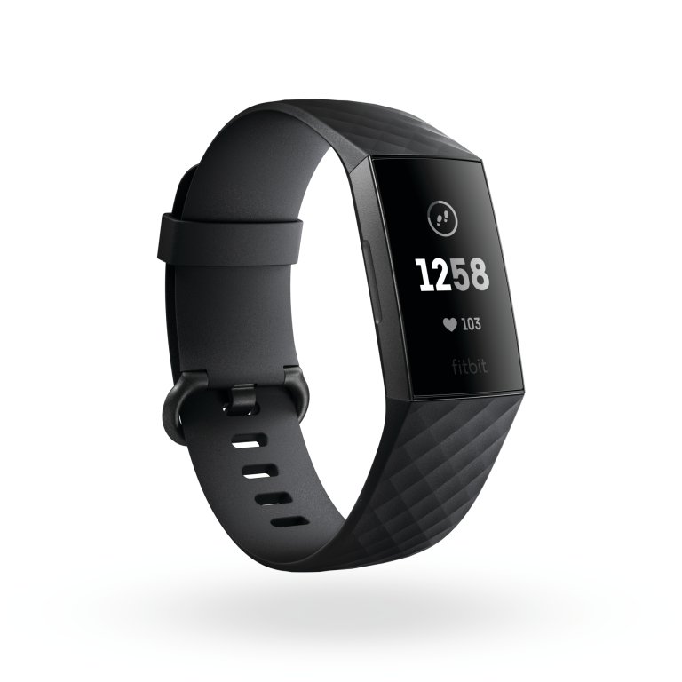 Fitbit Charge QTR Core Black Graphite Clock Default Shadow