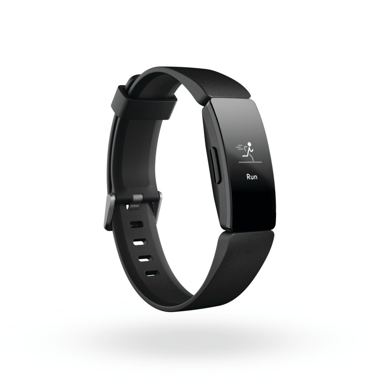 Fitbit Inspire HR QTR Core Black Eercise Run Shadow