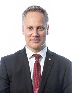 Samferdselsminister Jon-Ivar Nygård. Foto: Fredrik Naumann/Felix Features