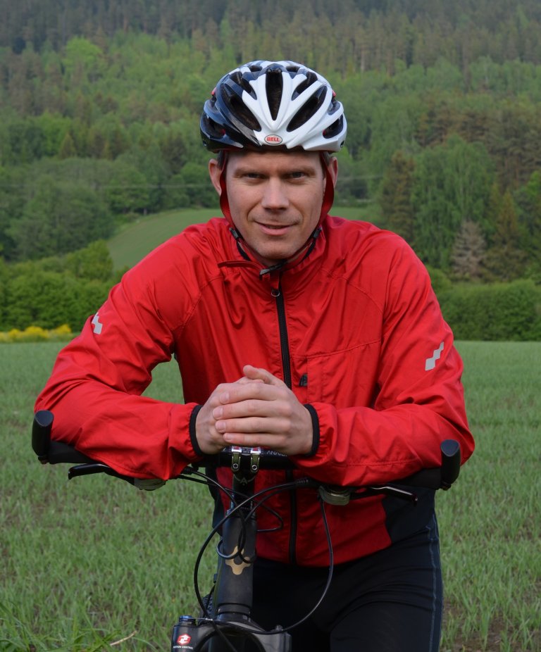 Ivar på sykkel Foto Gjensidige