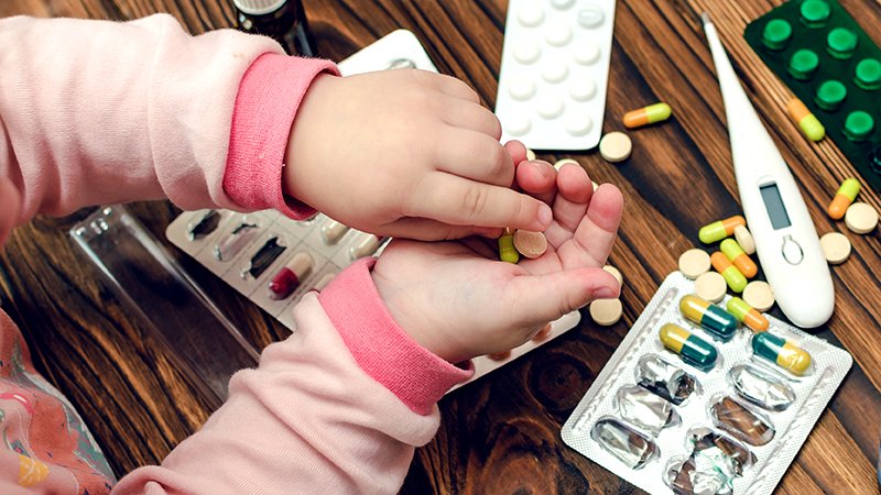 Hold medisinene unna barna dine