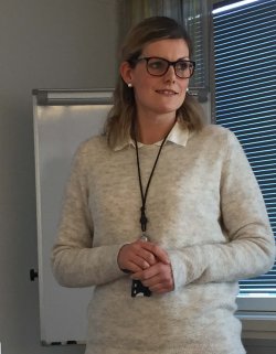 Kundebehandler og AV1-koordinator Marianne Bakklund i Gjensidige.