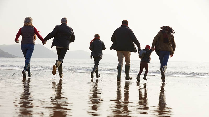 Familie med flere generasjoner