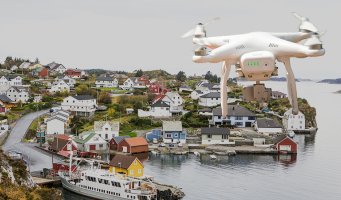 Drone. Bylandskap.