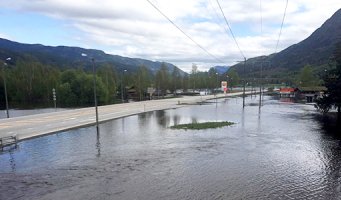 Flom Nesbyen 11. mai 2018