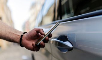 Digitalt førerkort på mobilen.
