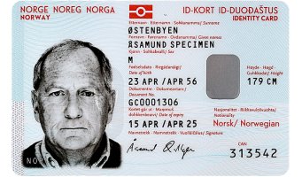 Forside ID-kortet